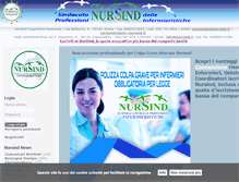 Tablet Screenshot of nursind.it